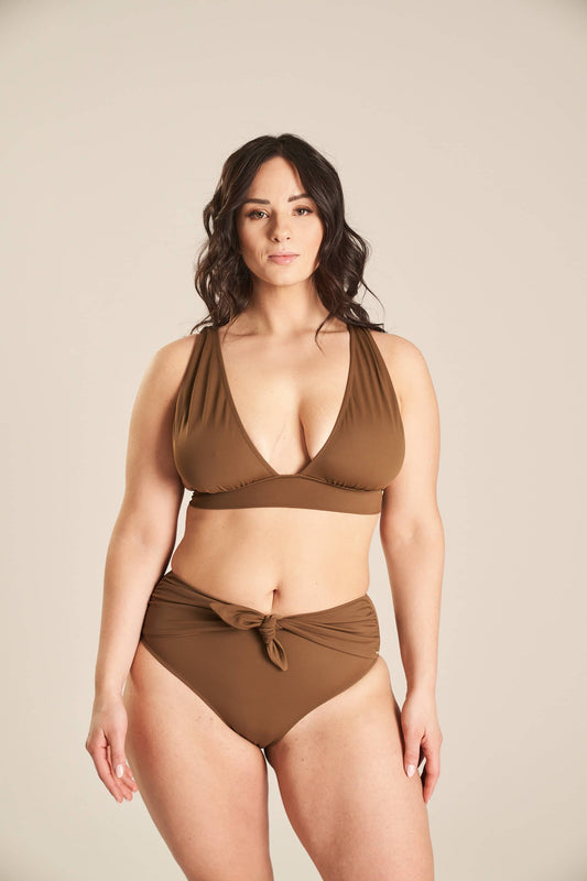 Ava Bikini Bottom - Brown