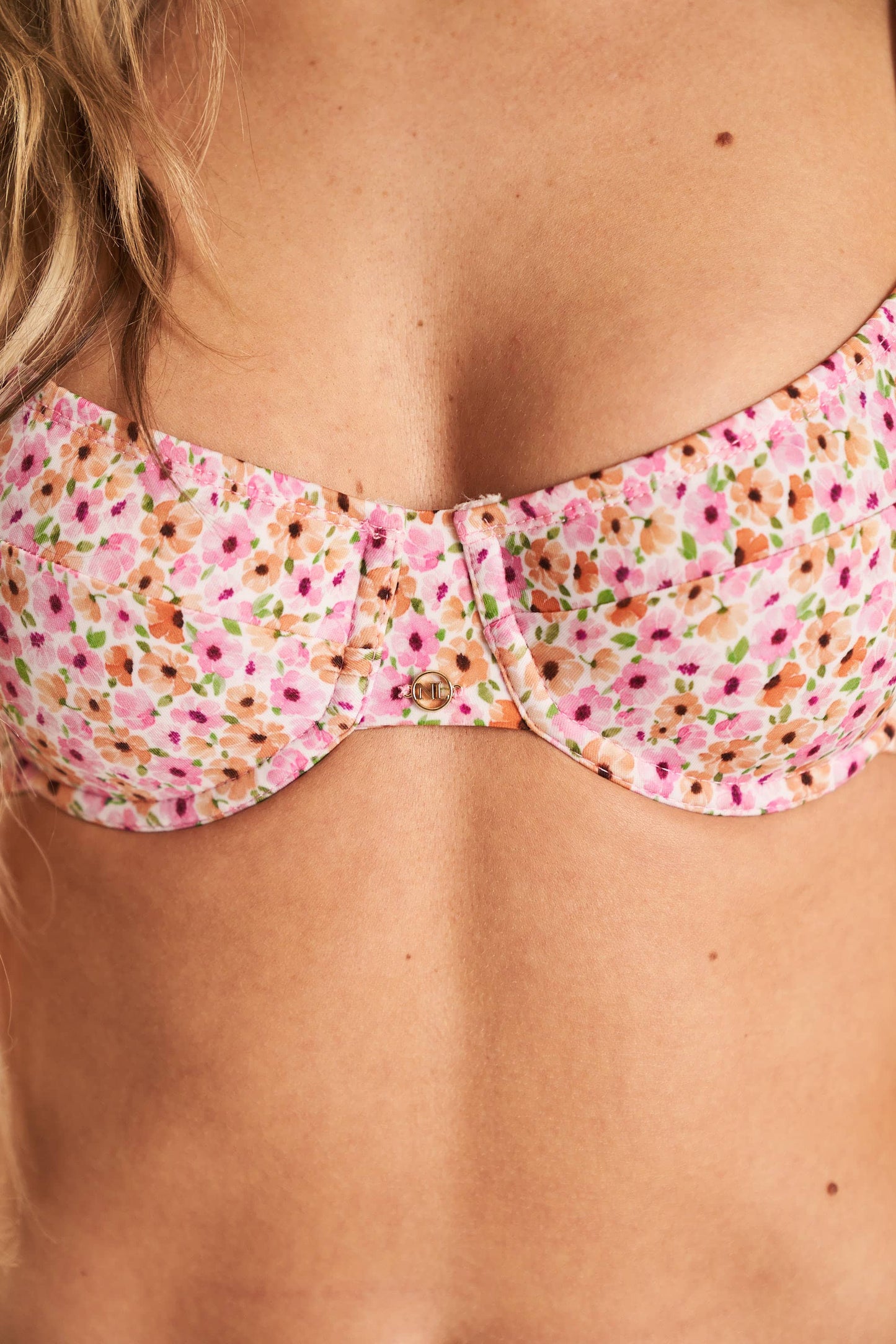 Chloé Bikini Top - Blommig