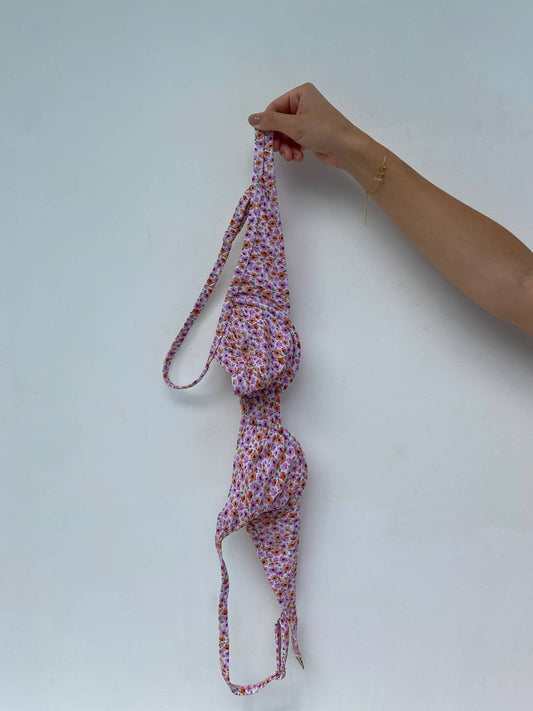 Chloé Bikini Top - Blommig